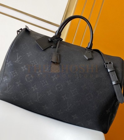 LOUIS VUITTON SPEEDY BANDOULIERE 40 CALFSKIN LEATHER BLACK 40*26*23CM